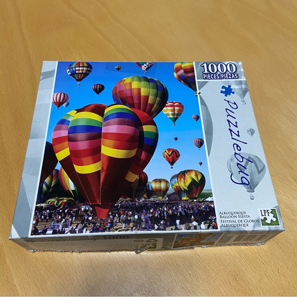 Complete Puzzlebug 1000pc puzzle! Albuquerque Balloon Fiesta